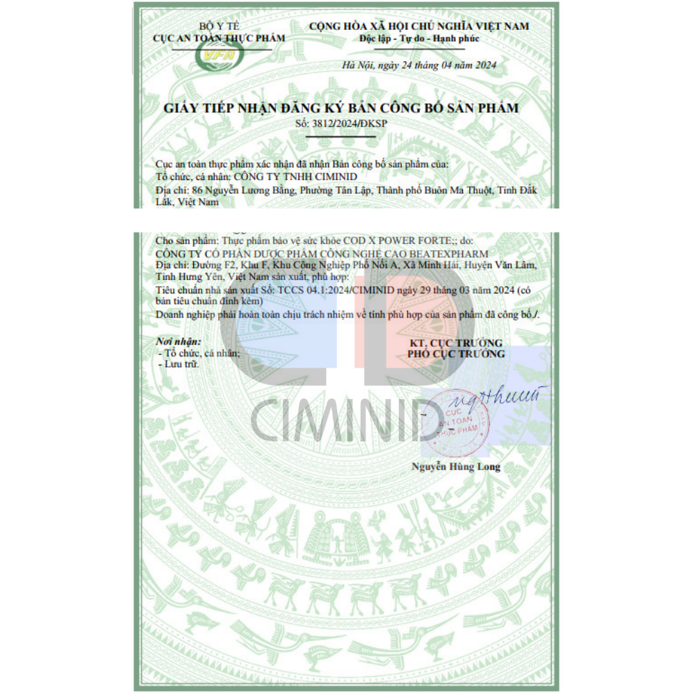 cong bo vien sui sinh ly cod x