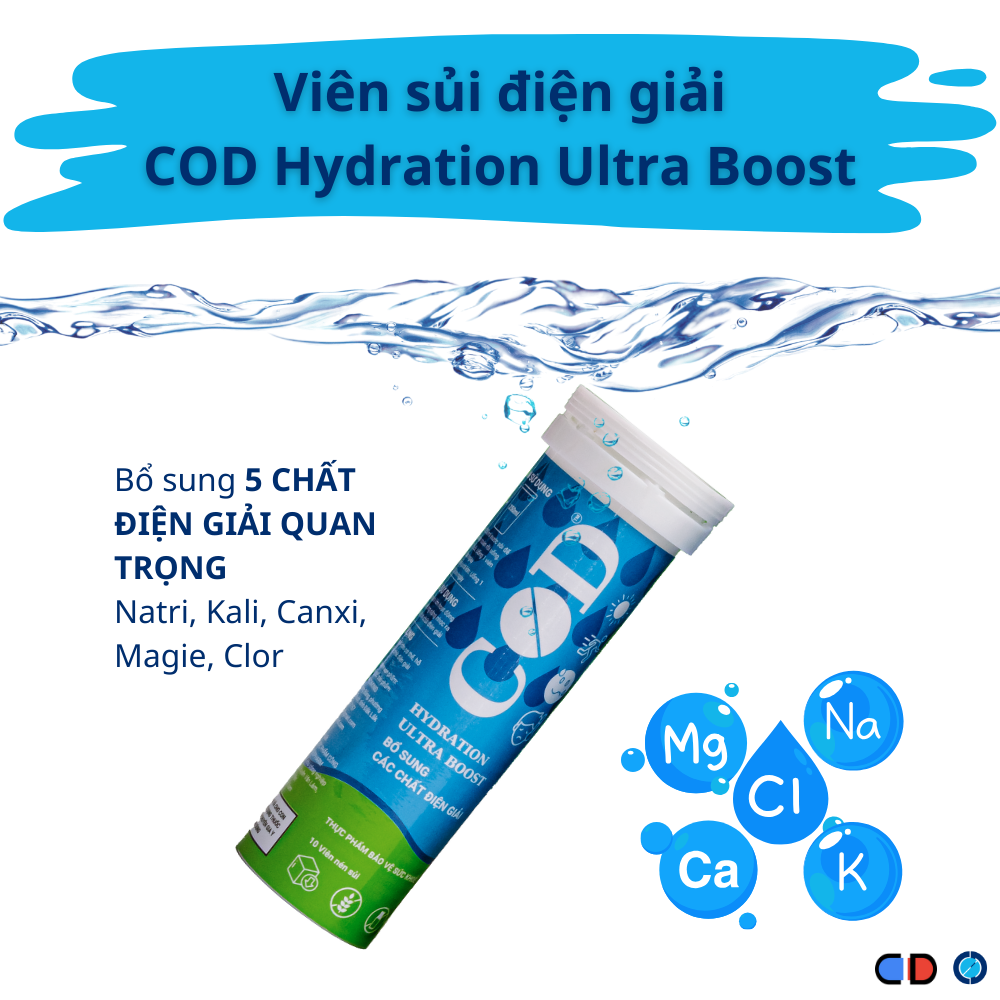 Viên sủi điện giải COD Hydration Ultra Boost